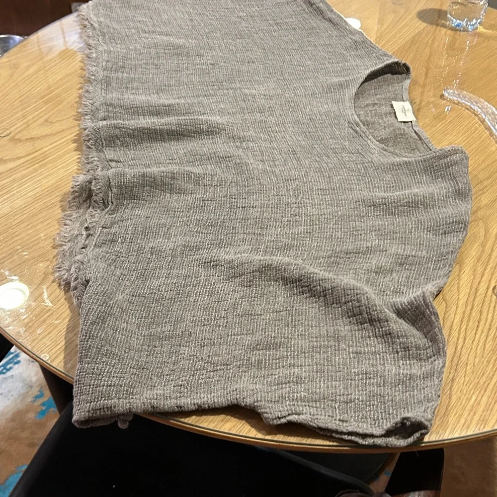 Linen Poncho - Picture 2 of 3